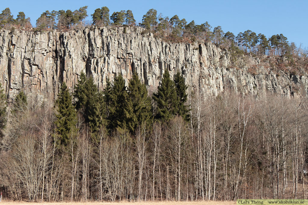 Halleberg, diabasbranter 