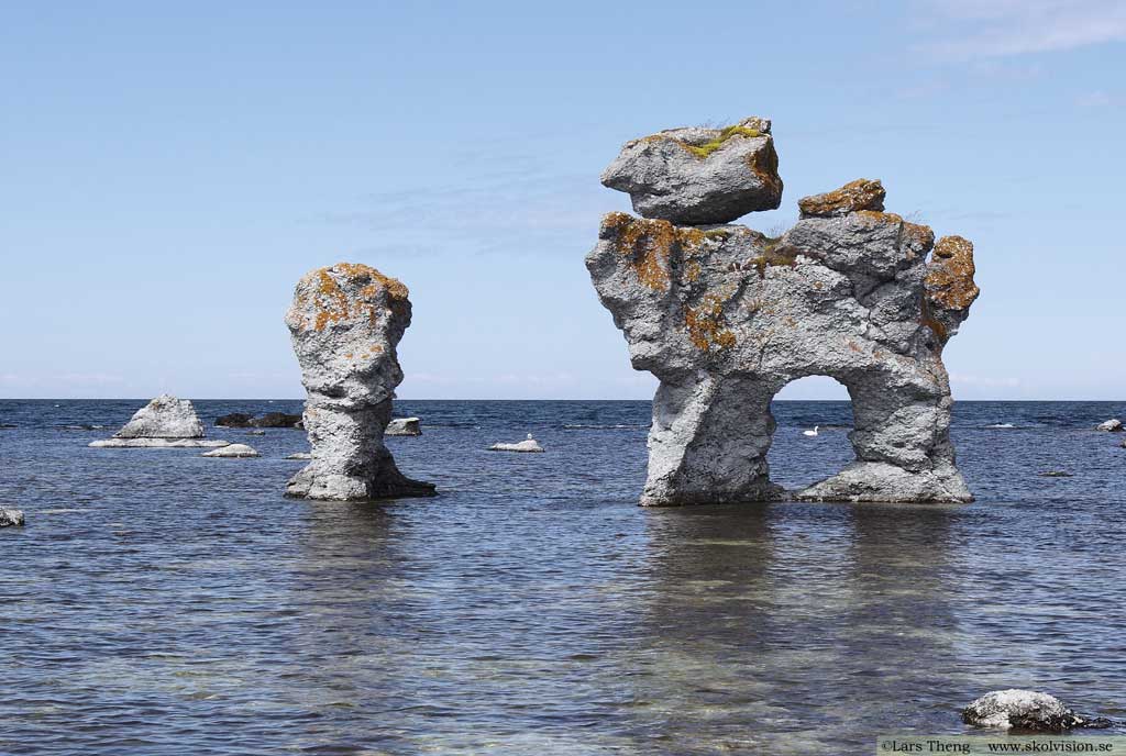 Raukar vid Gamlehamn 